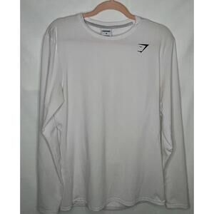 Men’s Gymshark CREST LONG SLEEVE T-SHIRT - Size M